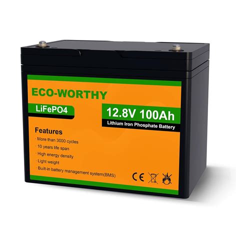 Données Electriques: Tension Nominale : 12. . Eco worthy 100ah battery